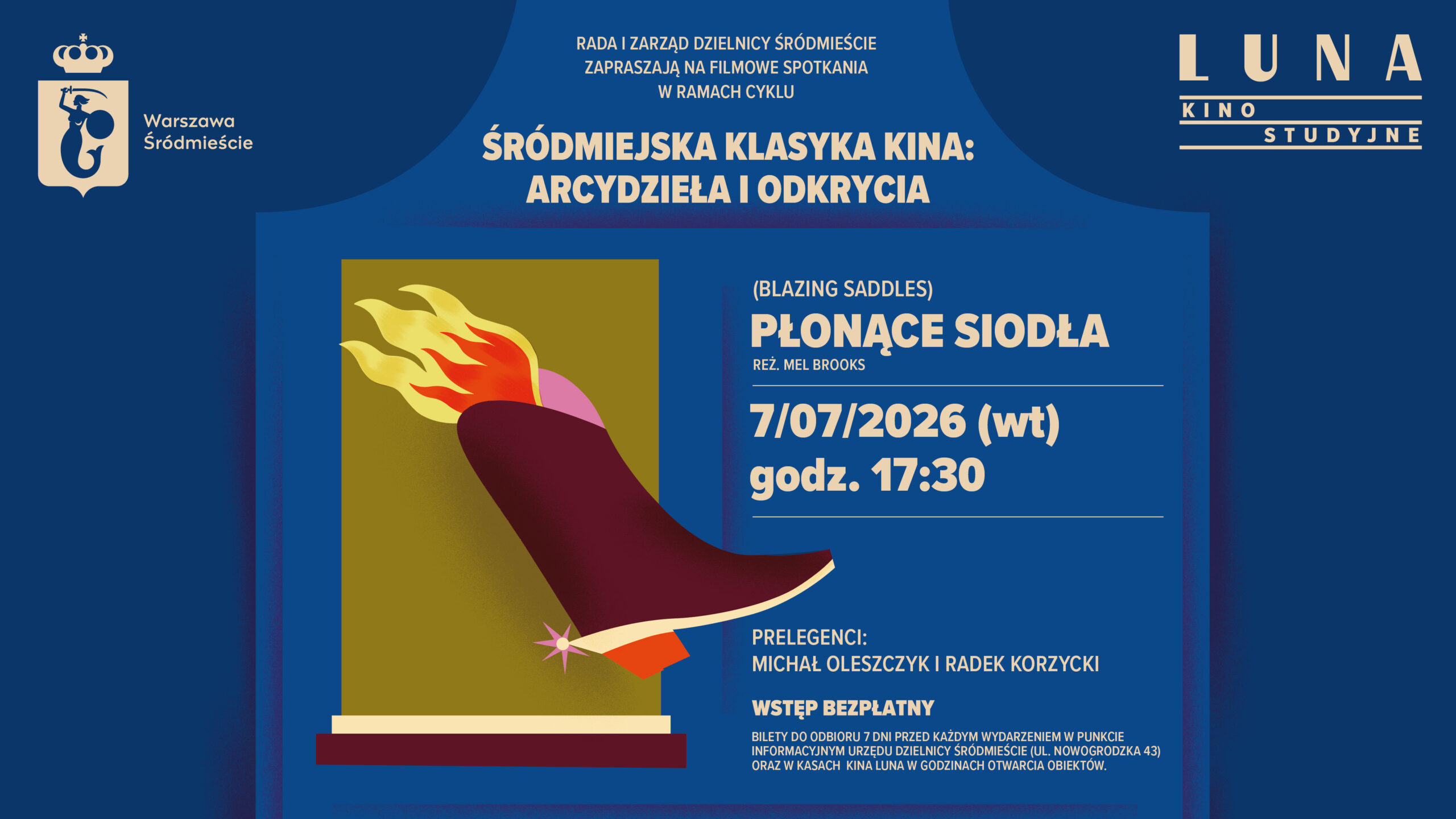 CYKL ŚRÓDMIEJSKA KLASYKA KINA: ARCYDZIEŁA I ODKRYCIA | Płonące siodła